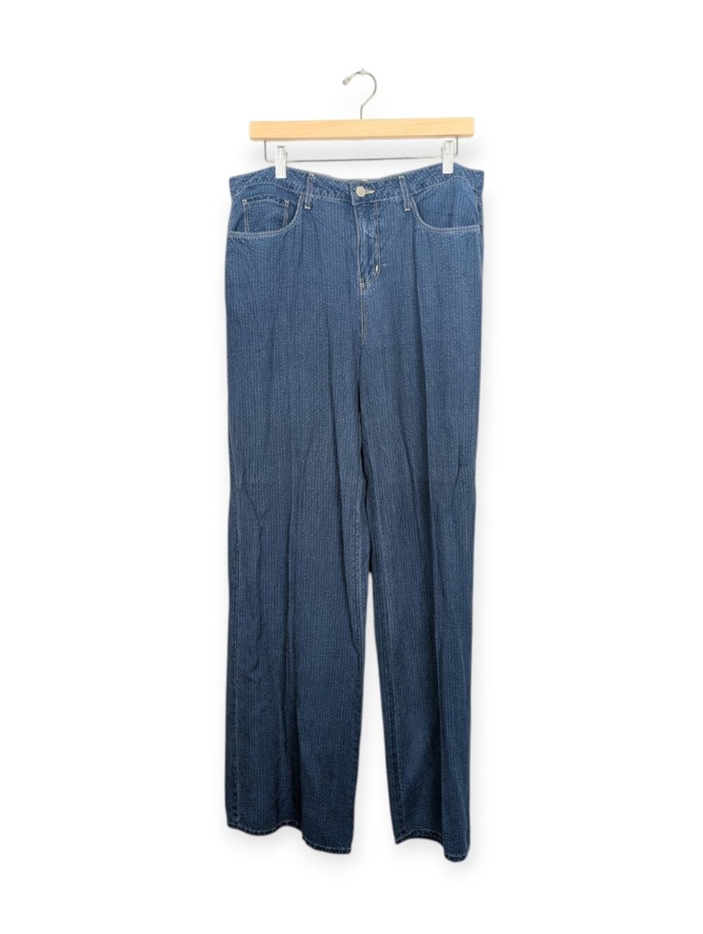 LAgence Alicent Wide Leg Jeans 29 High Rise Lyocell Blend Denim Relaxed